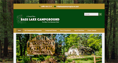 Desktop Screenshot of basslakecampground.com